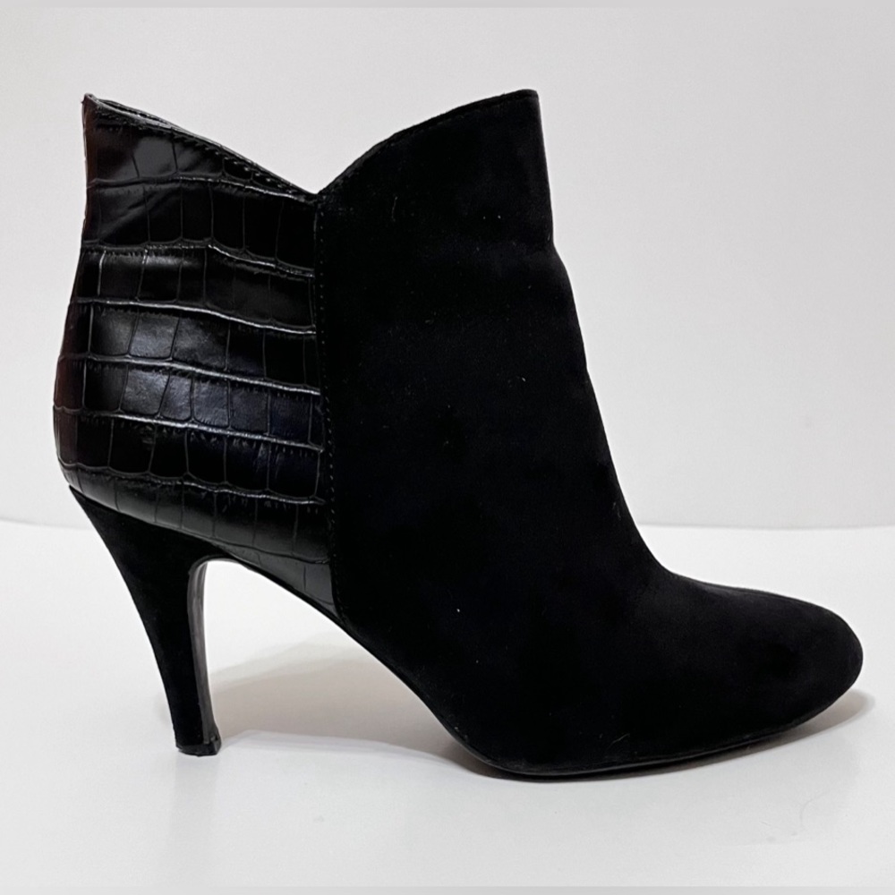 Express Black High Heel Ankle Booties